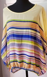 Womens Pullover Sheer Blouse